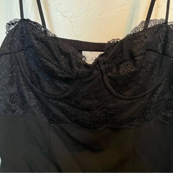 CAMI NYC Women's Darlene Lace Corset Cami Tank Top IN Black Sz L - Picture 11 of 13